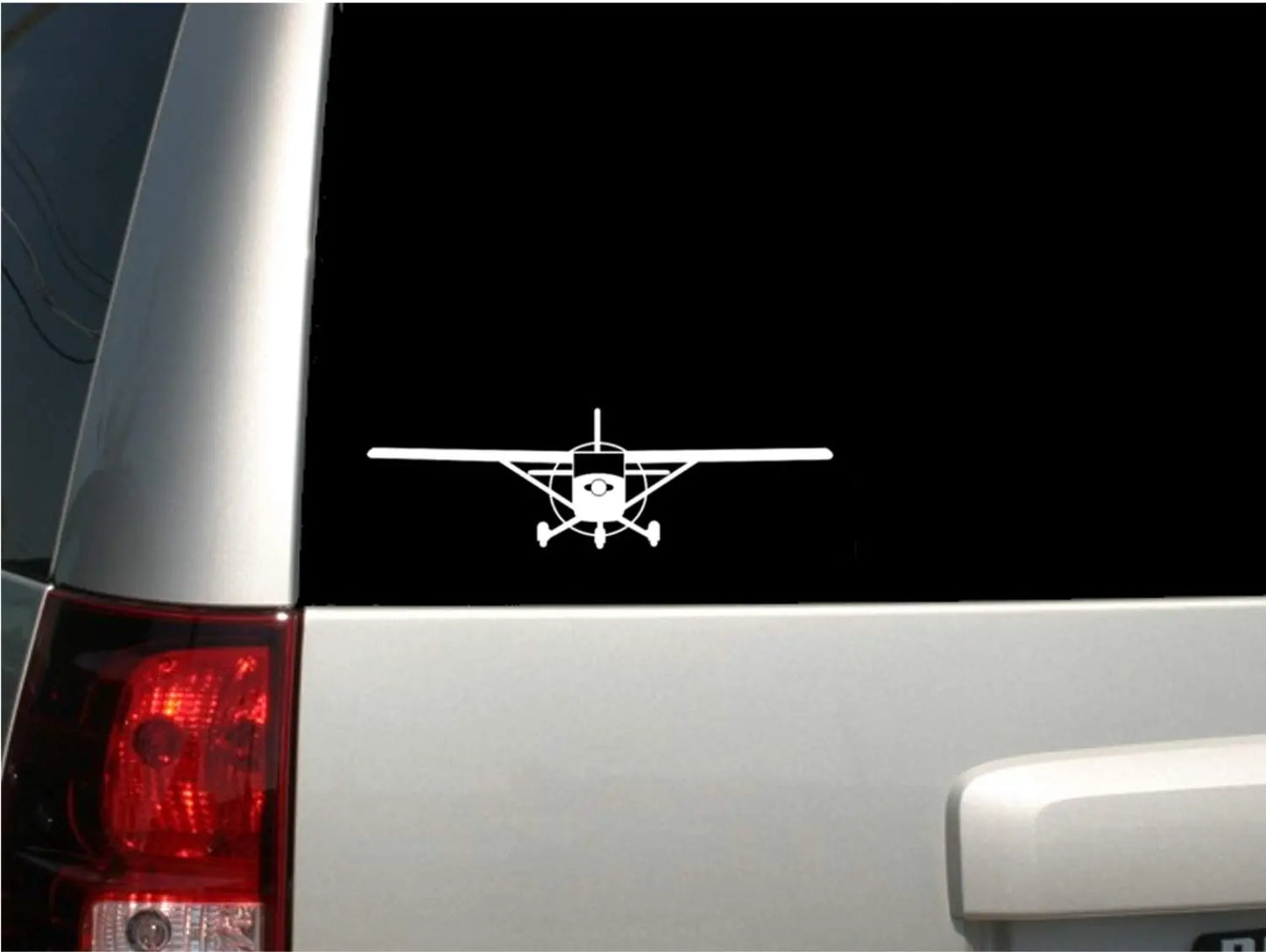 Appalachian Decals - 7" Cessna Decals - White Cessna 172 Skyhawk White Sticker Decal Car Window Wall MacBook Notebook Laptop Decal - Made in The USA - Creations Unlimited