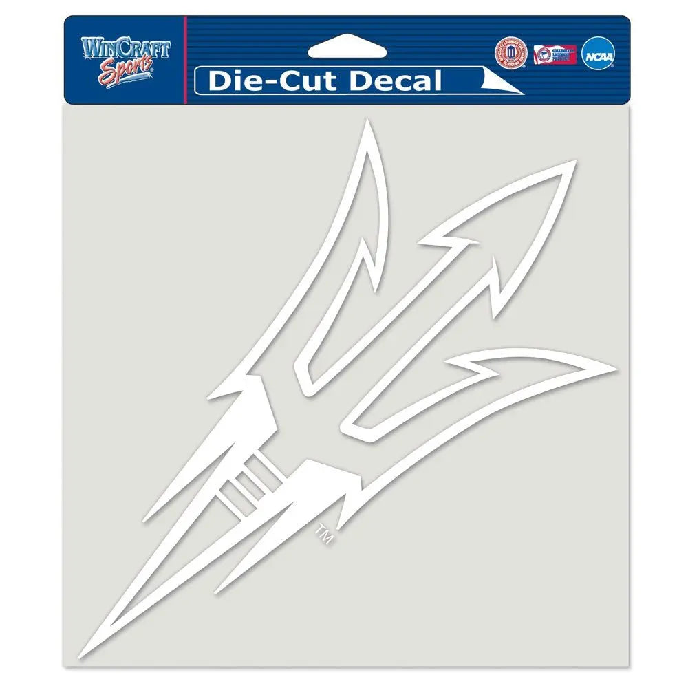 Arizona State Sun Devils Official NCAA 8 inch x 8 inch Die Cut Car Decal WinCraft