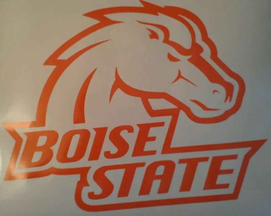 Boise Cornhole Orange Decals - 2 Free Circles Creations Unlimited