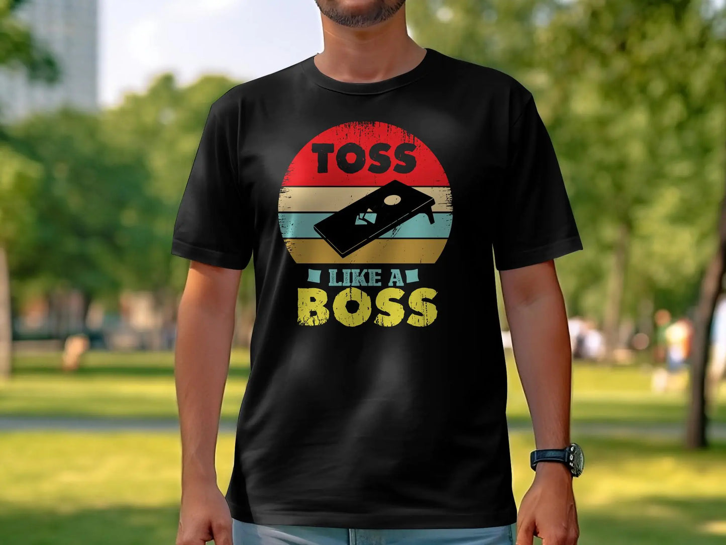 Cornhole Game Play Tee-Shirt All Sizes - Creations Unlimited