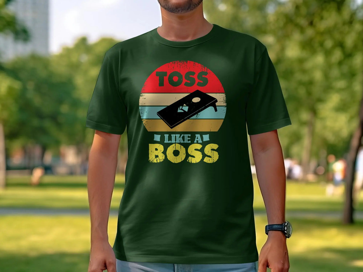 Cornhole Game Play Tee-Shirt All Sizes - Creations Unlimited