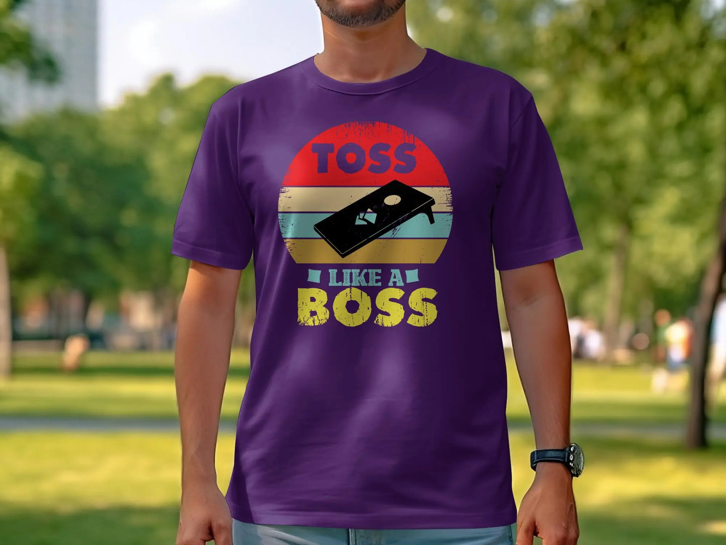 Cornhole Game Play Tee-Shirt All Sizes - Creations Unlimited