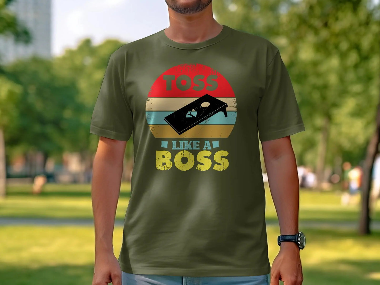 Cornhole Game Play Tee-Shirt All Sizes - Creations Unlimited