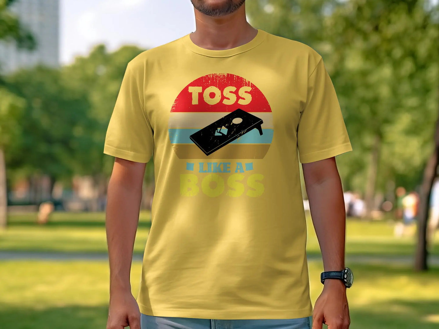 Cornhole Game Play Tee-Shirt All Sizes - Creations Unlimited