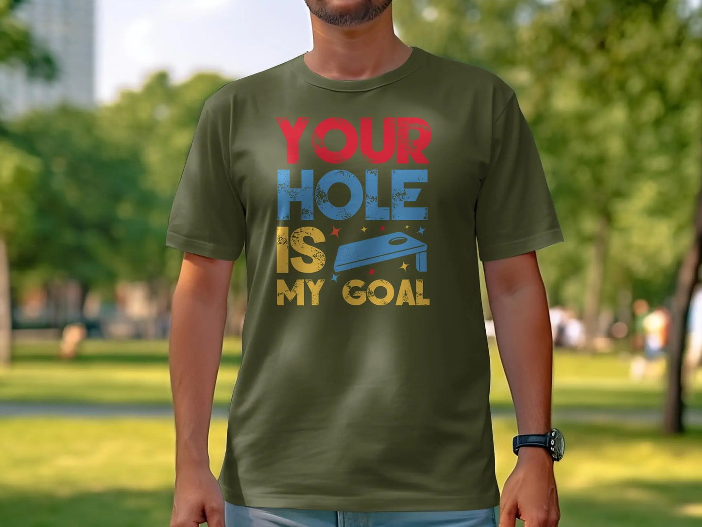 Cornhole Game Play Tee-Shirt All Sizes - Creations Unlimited