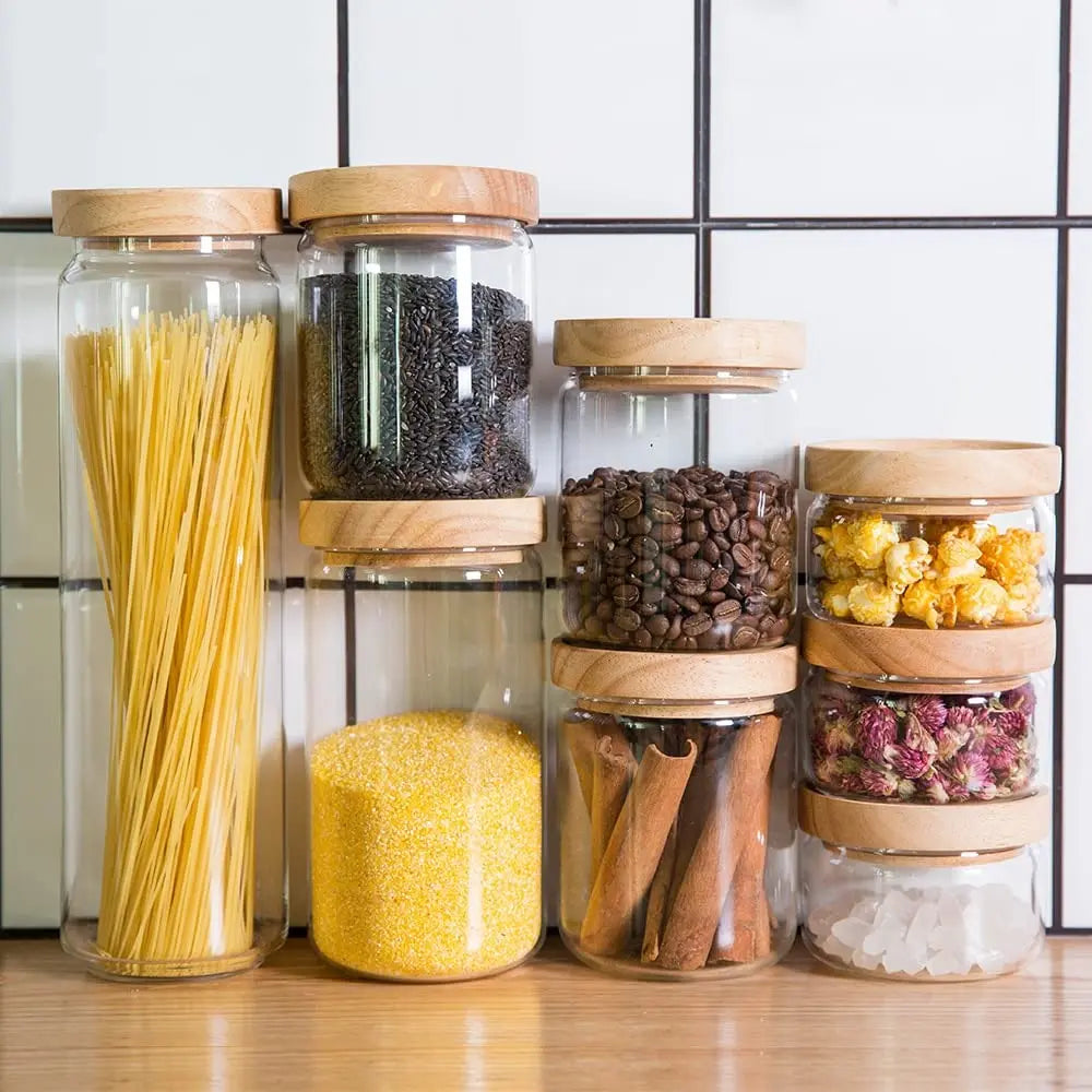 Custom Kitchen Jar Personalized Canister Vinyl Labels (yellow) GREENSTAR