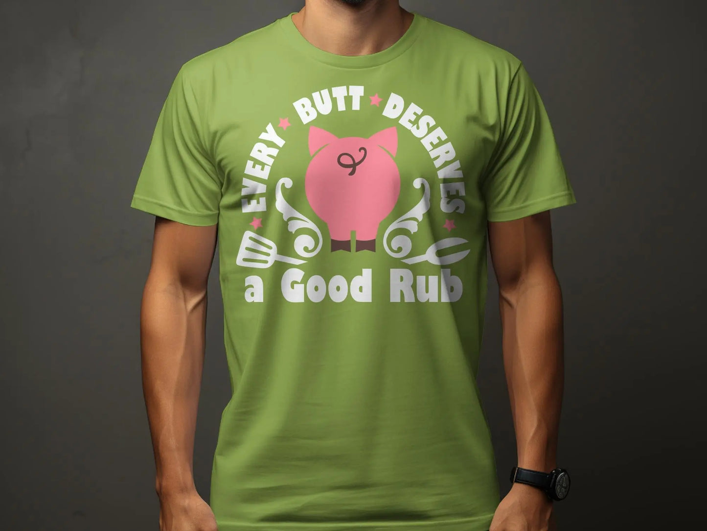 Every Butt Deserves Funny high-quality BBQ outdoor cooking tee-shirt - Creations Unlimited