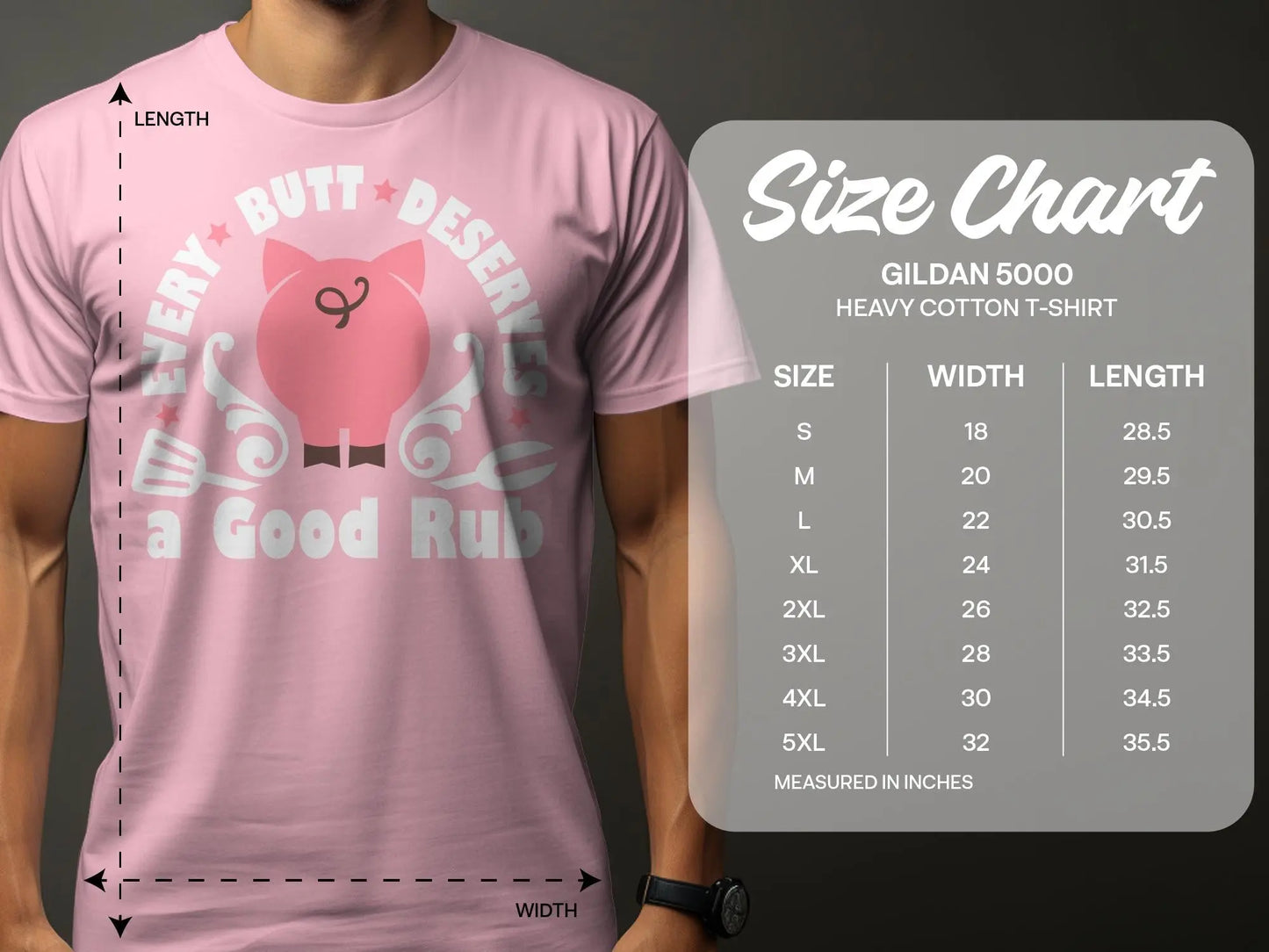 Every Butt Deserves Funny high-quality BBQ outdoor cooking tee-shirt - Creations Unlimited
