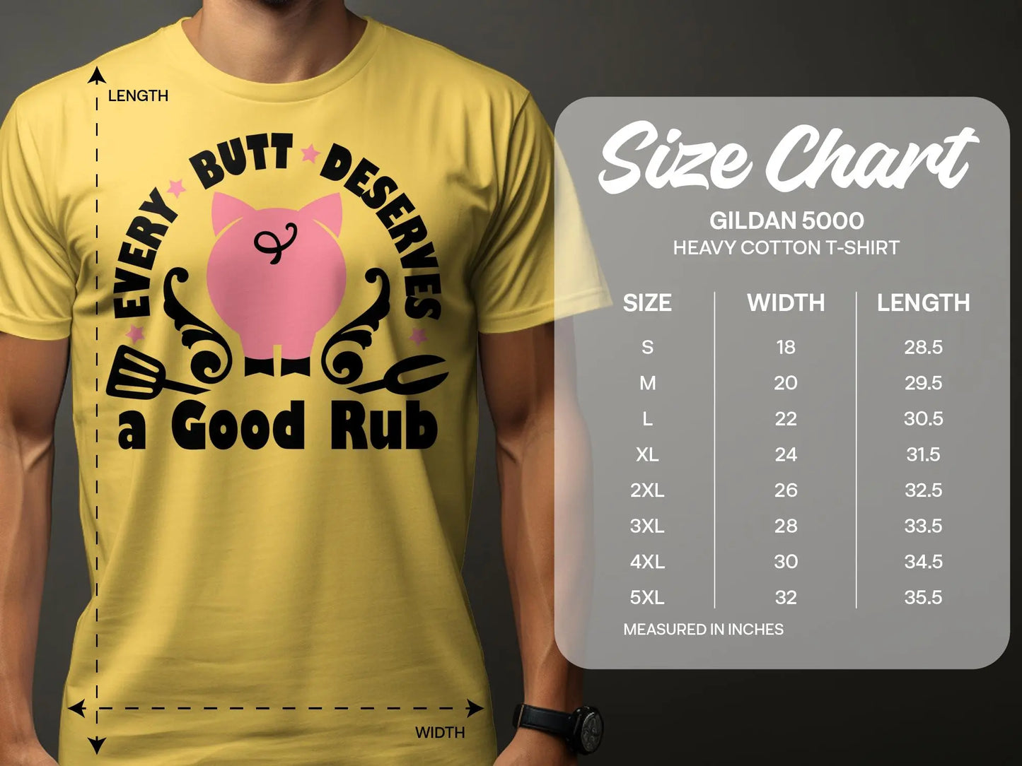 Every Butt Deserves high-quality BBQ outdoor cooking tee-shirt - Creations Unlimited