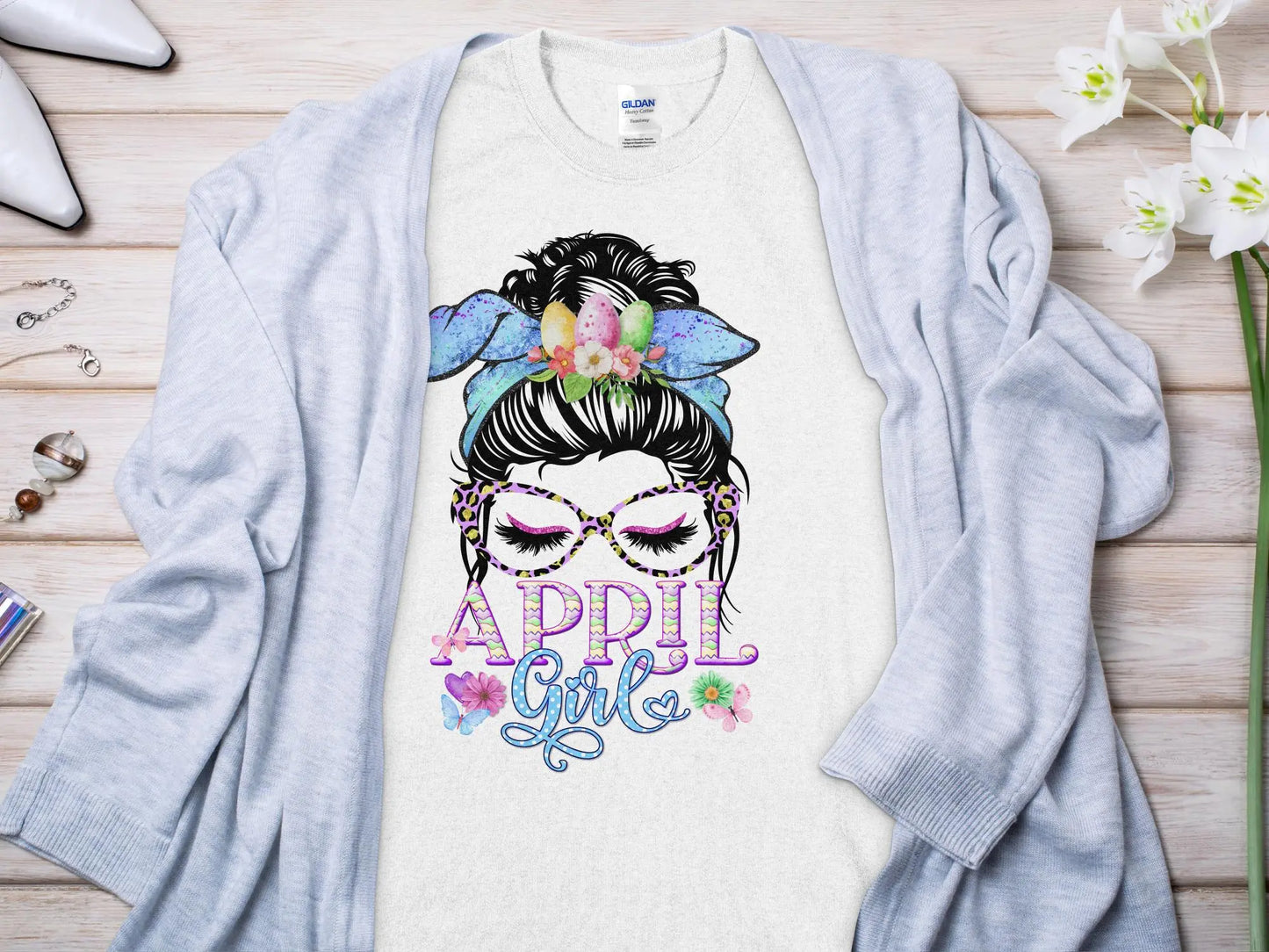 May Girl Birthday T- Makes a Great Gift Quality T- All Sizes and Colors Quality Gilden Tee - Creations Unlimited