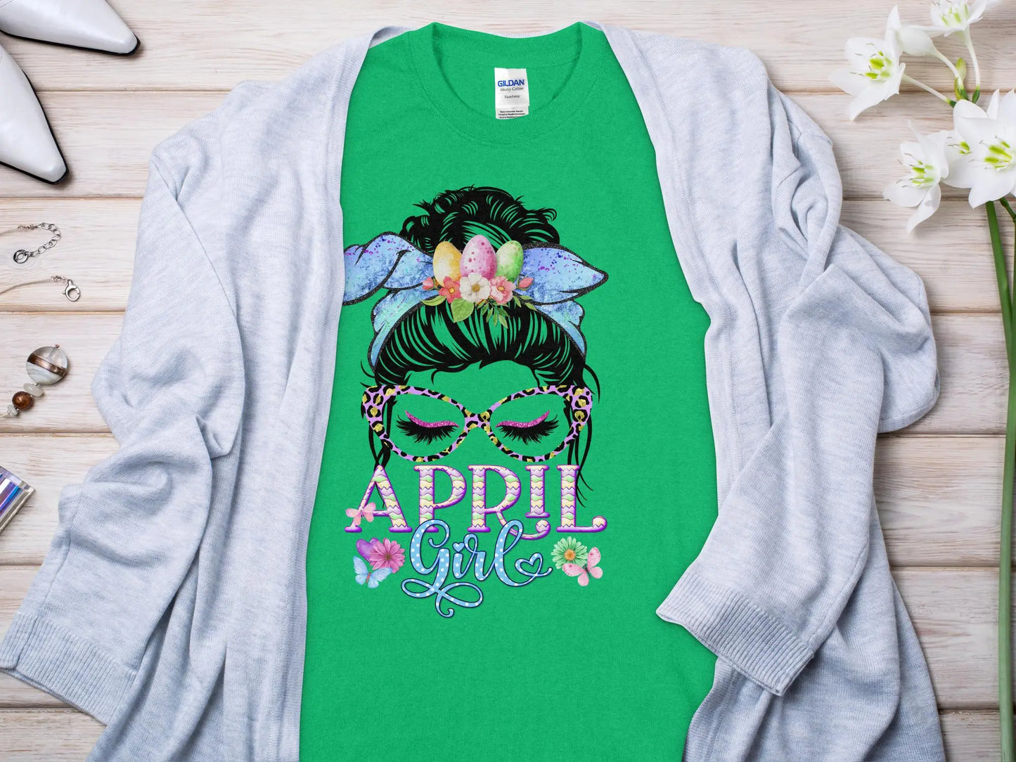 May Girl Birthday T- Makes a Great Gift Quality T- All Sizes and Colors Quality Gilden Tee - Creations Unlimited