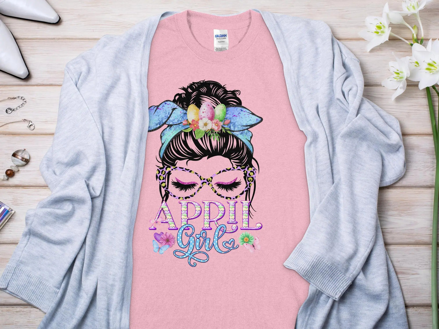 May Girl Birthday T- Makes a Great Gift Quality T- All Sizes and Colors Quality Gilden Tee - Creations Unlimited