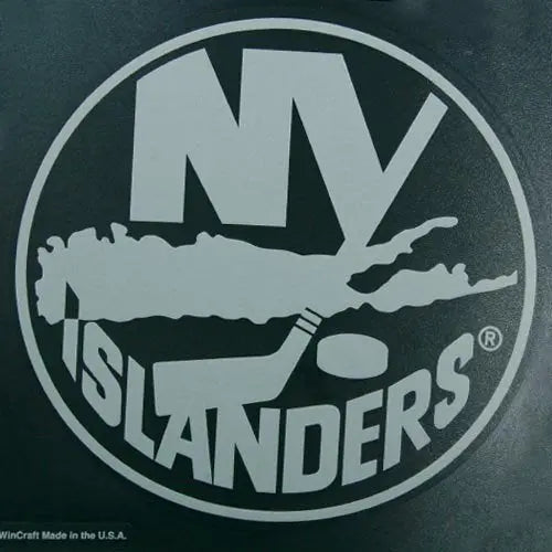 New York Islanders White 8'' Logo Decal WinCraft