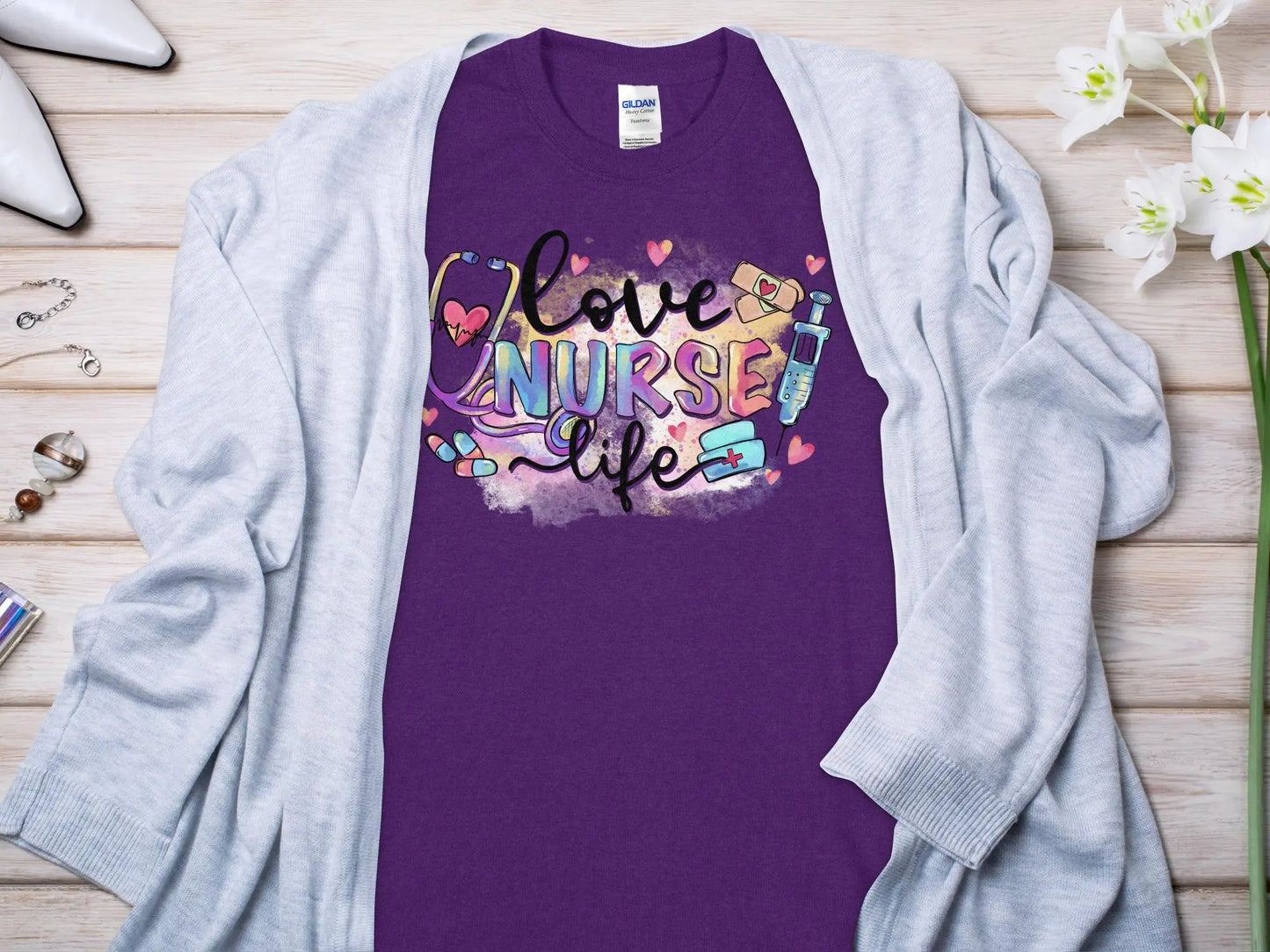 Nurse Life Nurse, Future Nurse Gift Idea, Nursing School Student Grad, RN LPN, Nurse Life, Funny Nurse Support Your Nurses - Creations Unlimited