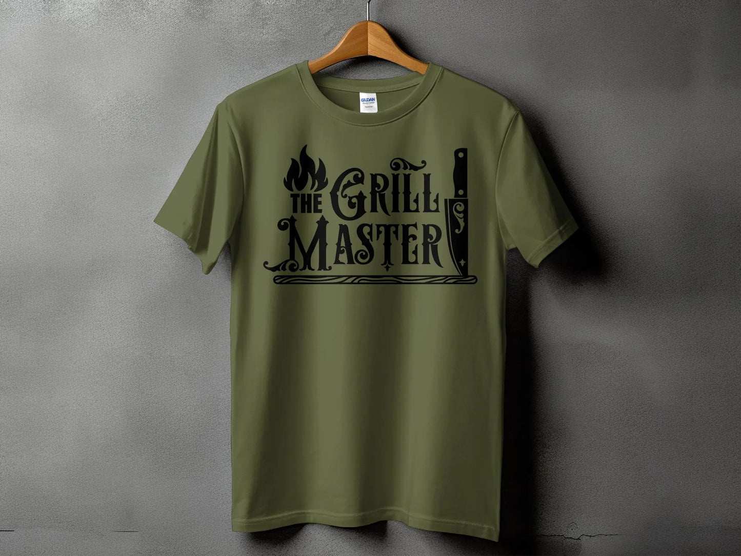 The Grill Master high-quality BBQ outdoor cooking tee-shirt - Creations Unlimited