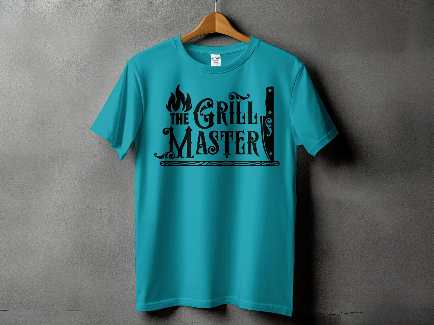 The Grill Master high-quality BBQ outdoor cooking tee-shirt - Creations Unlimited