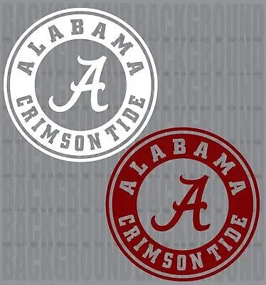Alabama Crimson Tide Cornhole Board Decals Set of 2 Large Roll Tide ! PALAMEWVDAZCV