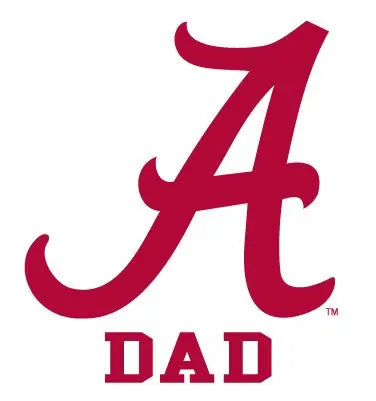 Alabama Crimson Tide DAD Clear Vinyl Decal Car Truck Sticker Bama Bama