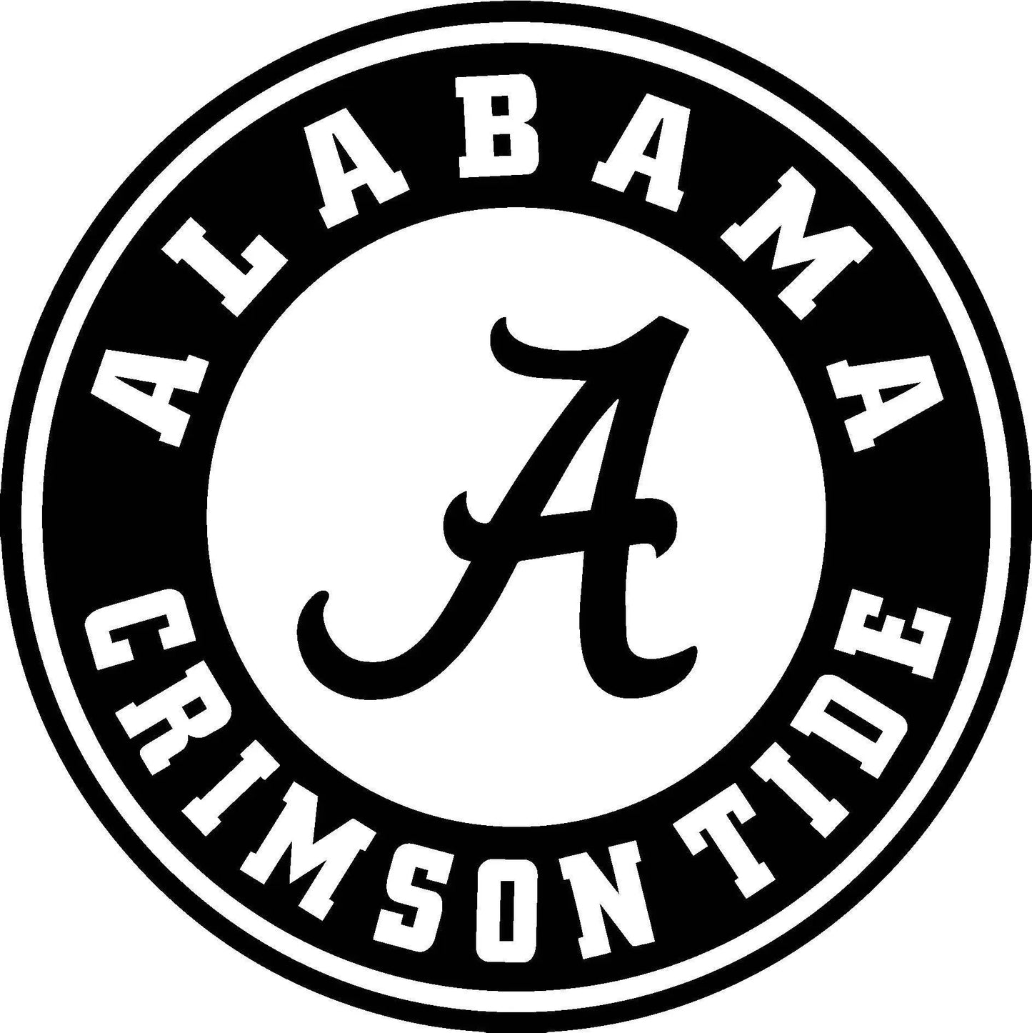 Alabama Crimson Tide Window Decals - Cornhole Decals Creations Unlimited