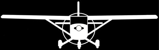 Appalachian Decals - 7" Cessna Decals - White Cessna 172 Skyhawk White Sticker Decal Car Window Wall MacBook Notebook Laptop Decal - Made in The USA - Creations Unlimited