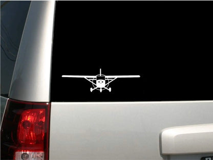 Appalachian Decals - 7" Cessna Decals - White Cessna 172 Skyhawk White Sticker Decal Car Window Wall MacBook Notebook Laptop Decal - Made in The USA - Creations Unlimited