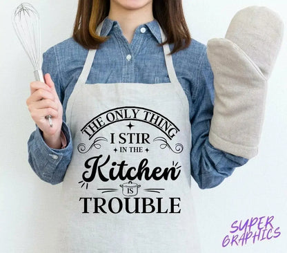 Apron The Secret of a Clean Kitchen Gift Creative Fun Apparel Creations Unlimited