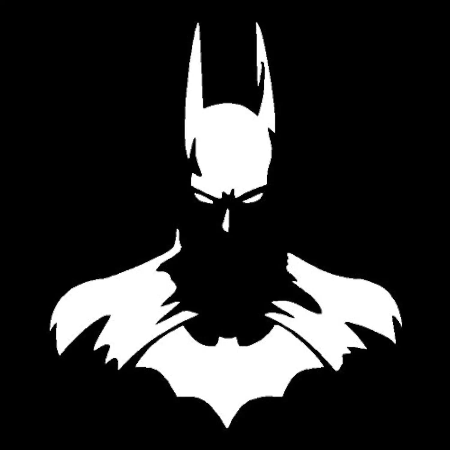 Batman DC Dark Knight Vinyl Decal Car Truck Window Sticker Silhouette Laptop, Die Cut Vinyl Decal for Windows, Cars, Trucks, Tool Boxes, laptops, MacBook - virtually Any Hard, Smooth Surface Decal Flags USA