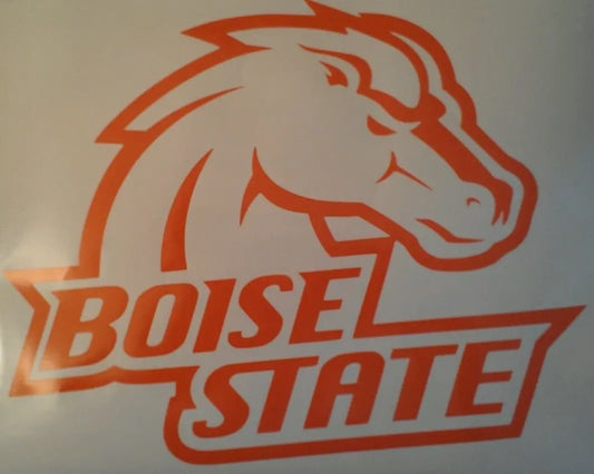 Boise Cornhole Orange Decals - 2 Free Circles Creations Unlimited
