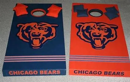 Chicago Bears Cornhole Decal Set Free Window Decals NFL Creations Unlimited