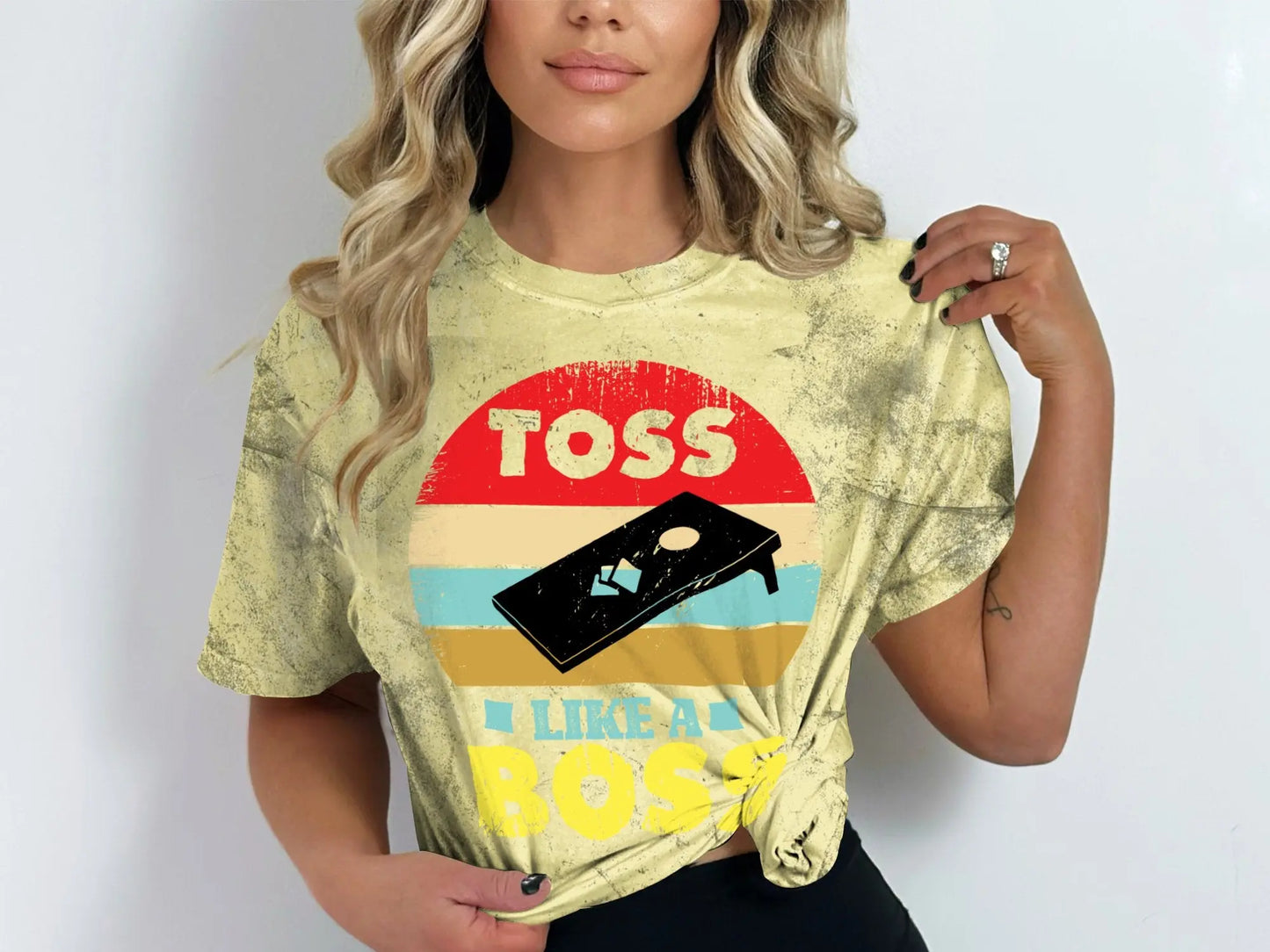 Cornhole Game Play Tee-Shirt All Sizes - Creations Unlimited