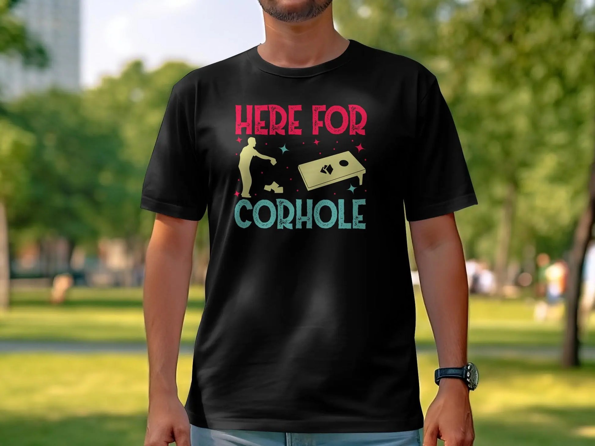 Cornhole Game Play Tee-Shirt All Sizes - Creations Unlimited