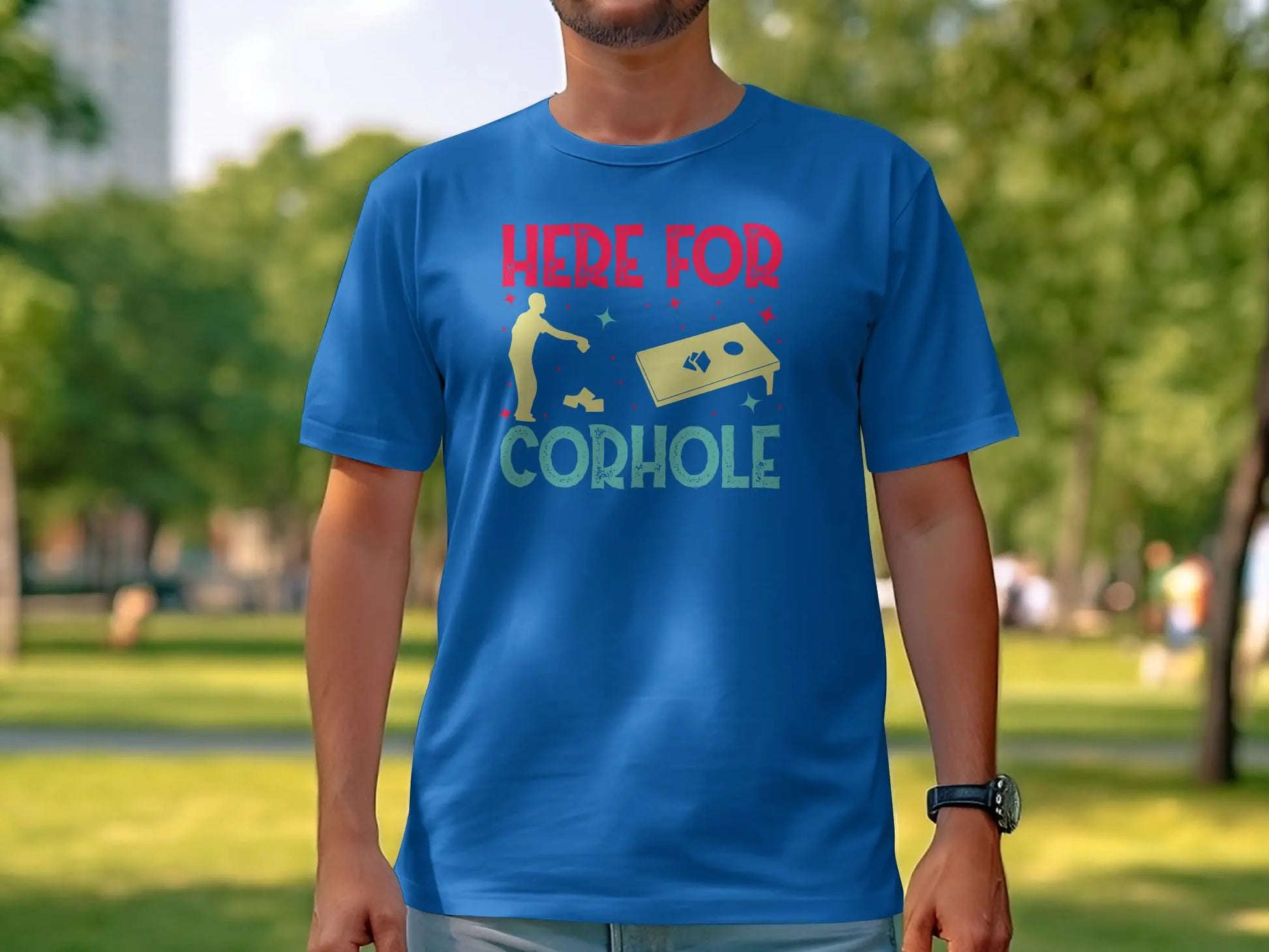 Cornhole Game Play Tee-Shirt All Sizes - Creations Unlimited