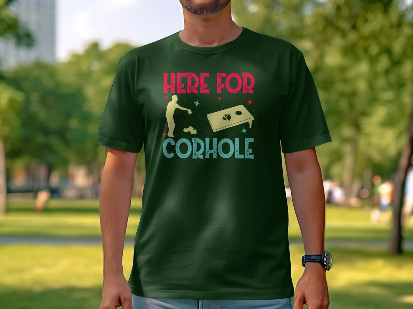 Cornhole Game Play Tee-Shirt All Sizes - Creations Unlimited