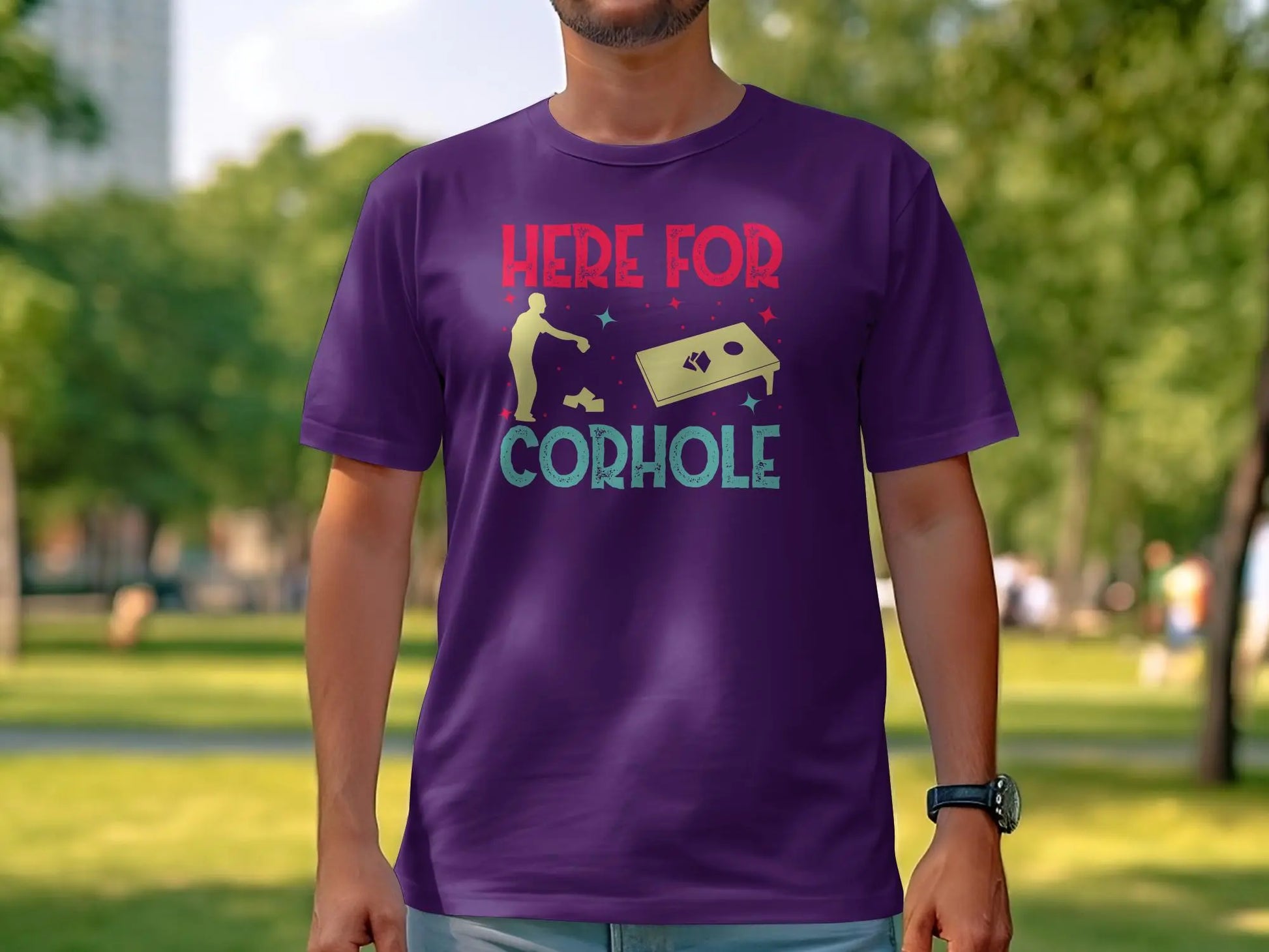 Cornhole Game Play Tee-Shirt All Sizes - Creations Unlimited