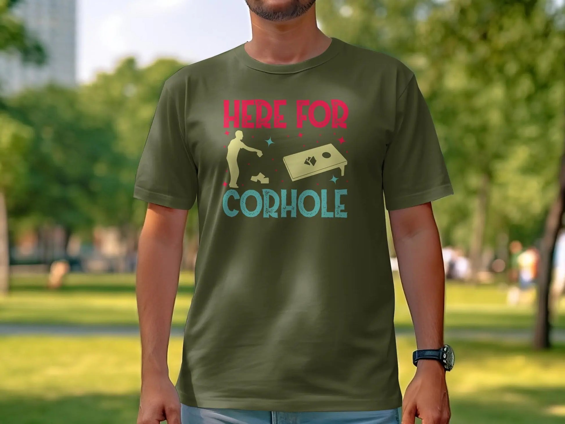 Cornhole Game Play Tee-Shirt All Sizes - Creations Unlimited