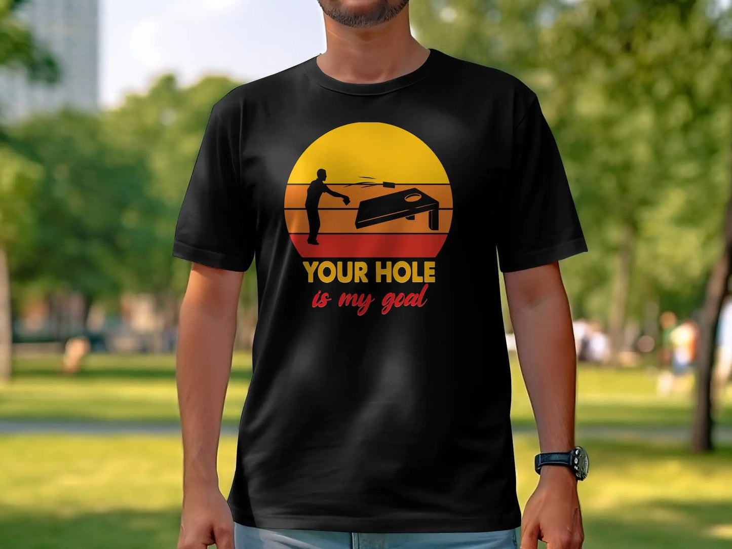 Cornhole Game Play Tee-Shirt All Sizes - Creations Unlimited