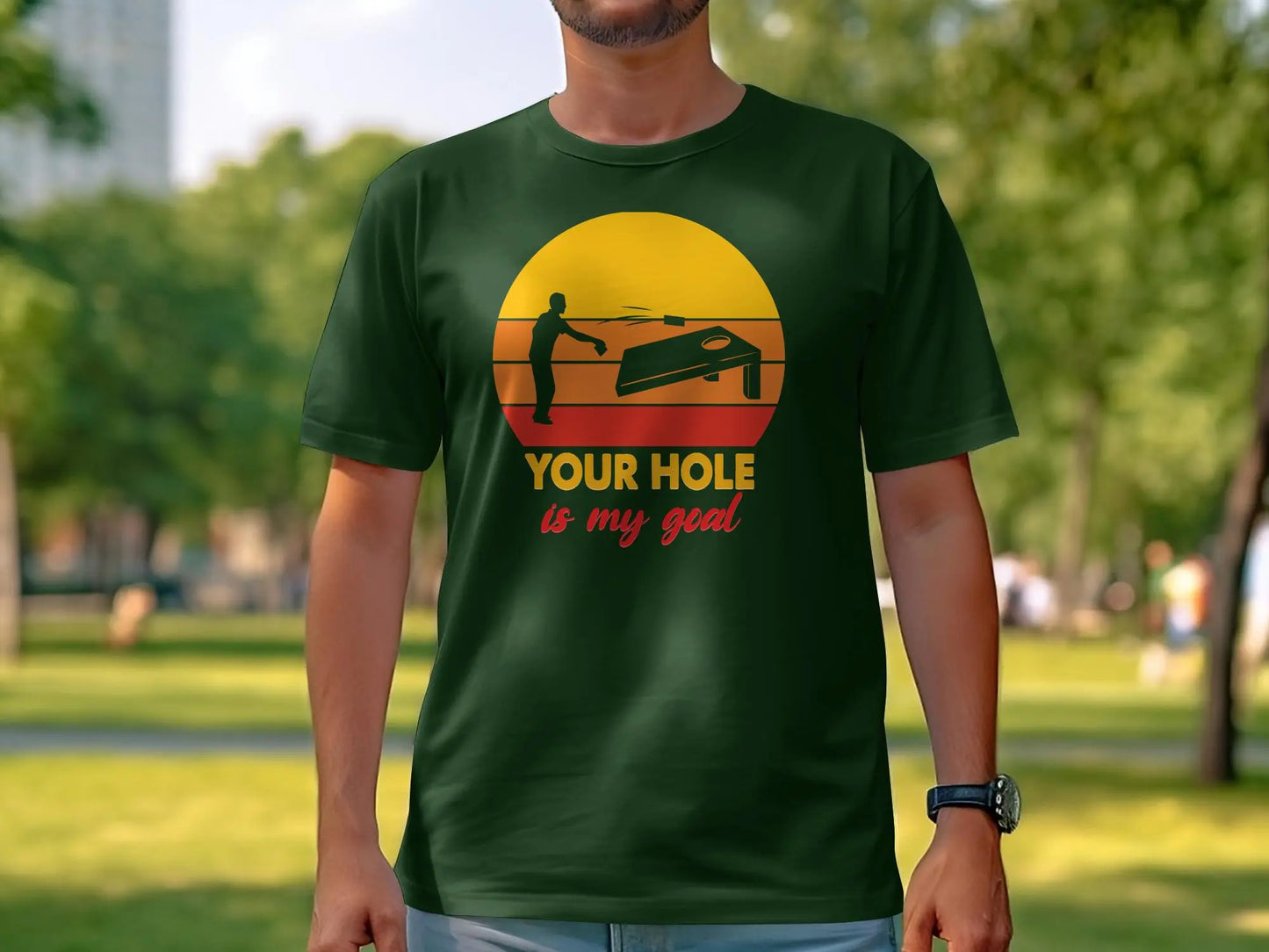 Cornhole Game Play Tee-Shirt All Sizes - Creations Unlimited