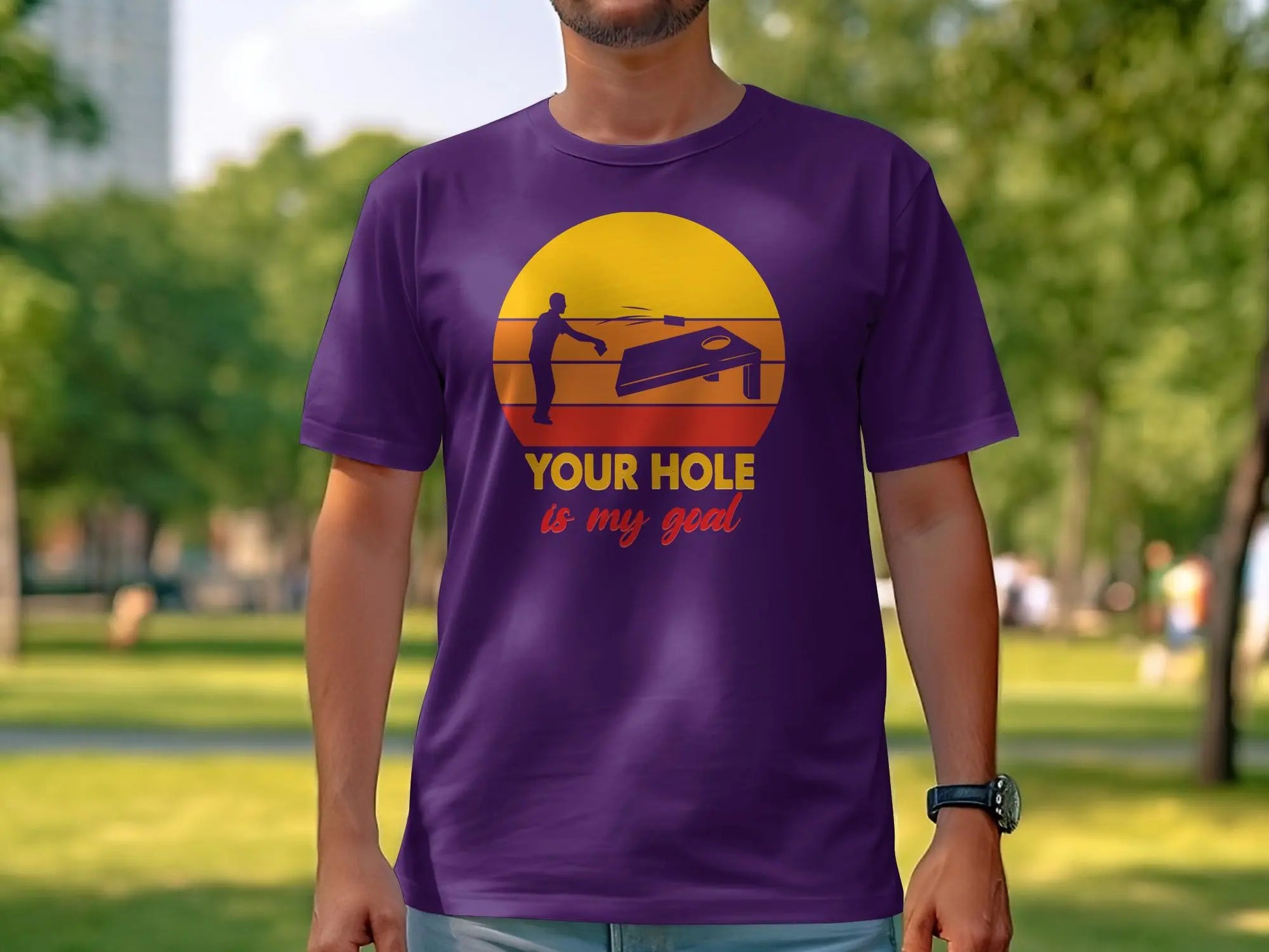 Cornhole Game Play Tee-Shirt All Sizes - Creations Unlimited