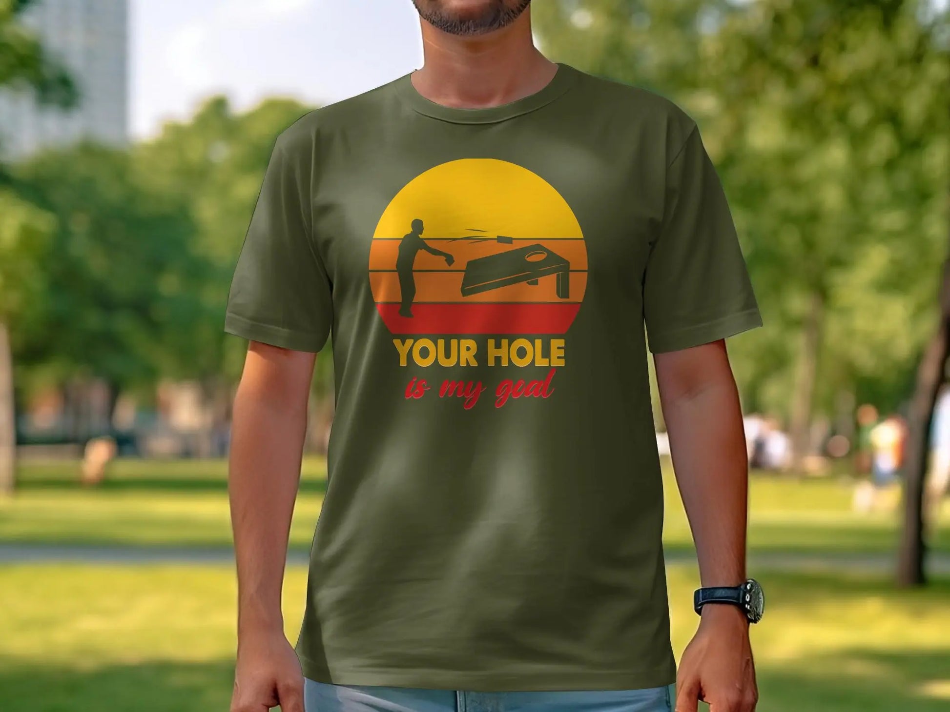 Cornhole Game Play Tee-Shirt All Sizes - Creations Unlimited