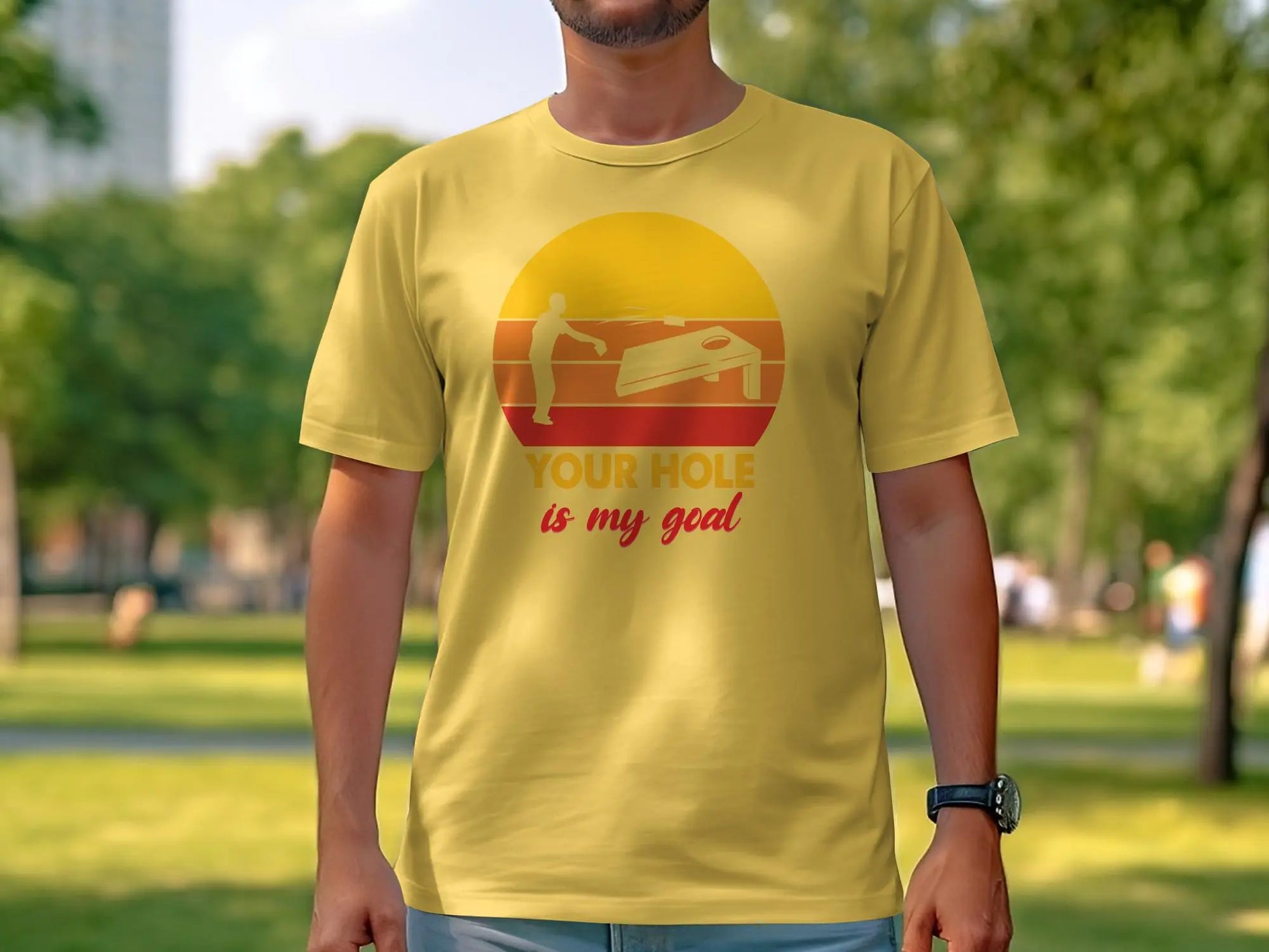 Cornhole Game Play Tee-Shirt All Sizes - Creations Unlimited