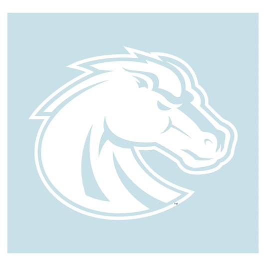 Craftique Boise State Broncos Decal (WHT BOISE ST BRONCOS DECAL (3",4",6",12",18"), 3 in) Craftique