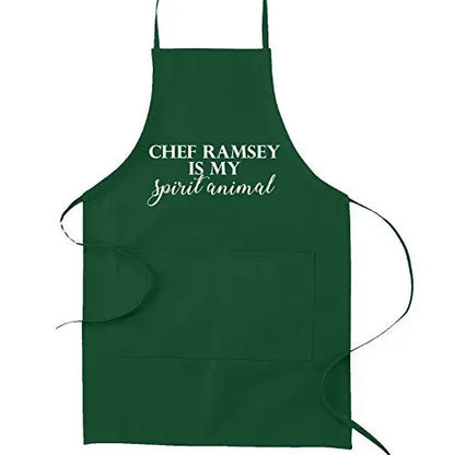 Decal Serpent Chef Ramsey is My Spirit Animal Funny Parody Cooking Baking Kitchen Apron Decal Serpent