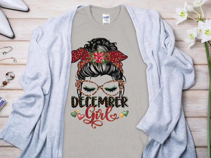 December Girl Birthday T- Makes a Great Gift Quality T- All Sizes and Colors Quality Gilden Tee - Creations Unlimited