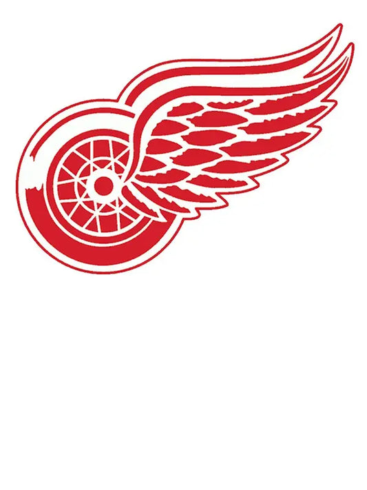 Detroit Redwings Hockey Decal - RED Vinyl Decal 5H" x 7L" Creations Unlimited