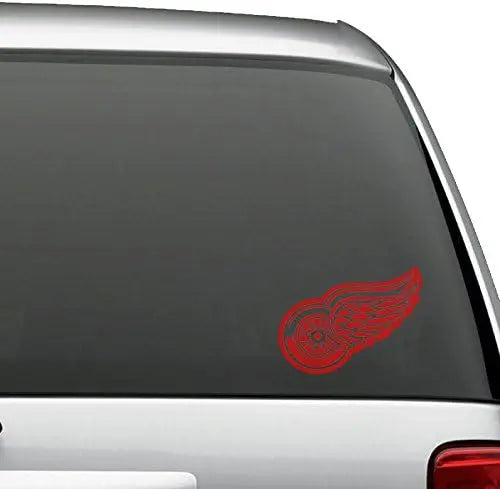 Detroit Redwings Hockey Decal - RED Vinyl Decal 5H" x 7L" Creations Unlimited