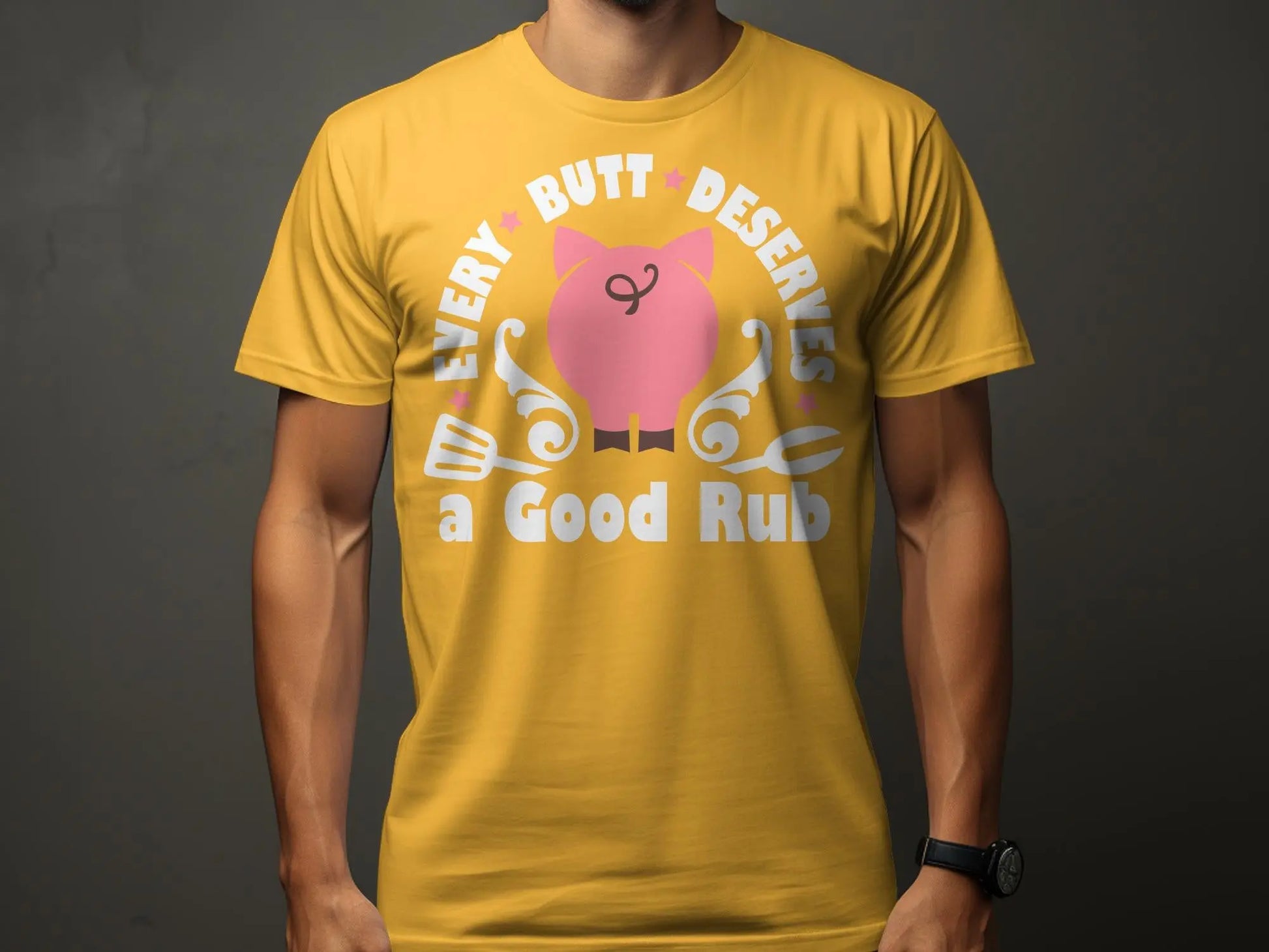 Every Butt Deserves Funny high-quality BBQ outdoor cooking tee-shirt - Creations Unlimited