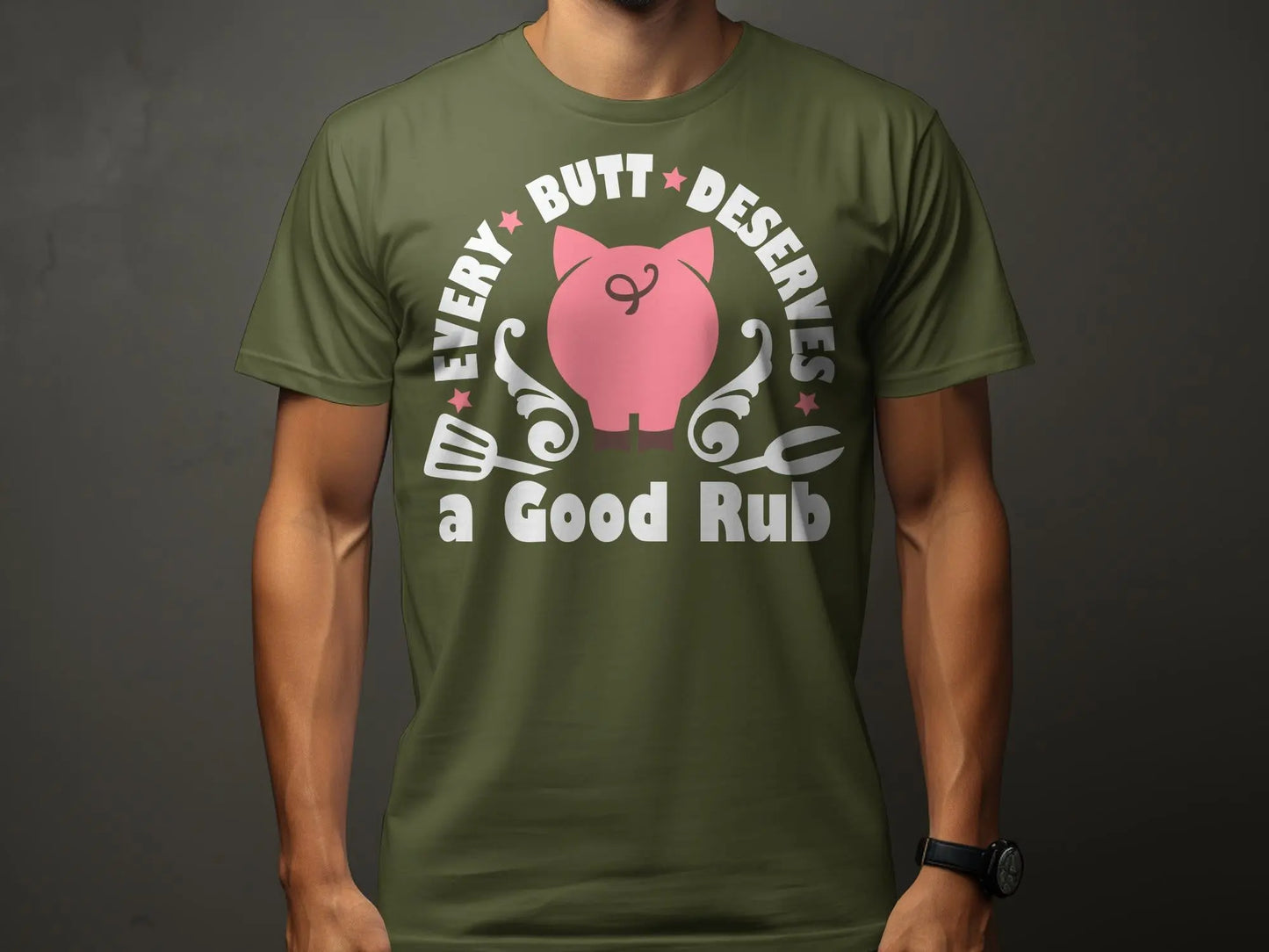 Every Butt Deserves Funny high-quality BBQ outdoor cooking tee-shirt - Creations Unlimited