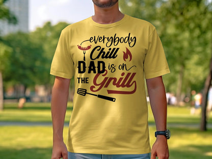 Everybody Chill Funny Apparel Tee Shirt BBQ Wear Great for Your BBQ Cookouts - Creations Unlimited