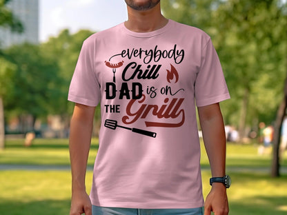Everybody Chill Funny Apparel Tee Shirt BBQ Wear Great for Your BBQ Cookouts - Creations Unlimited