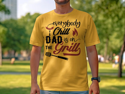 Everybody Chill Funny Apparel Tee Shirt BBQ Wear Great for Your BBQ Cookouts - Creations Unlimited